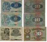 Estonia lot of paper money (3)
F-VF