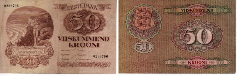 Estonia 50 krooni 1929
VF-