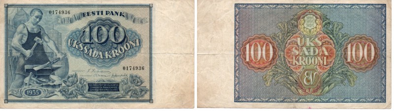 Estonia 100 krooni 1935
VF-