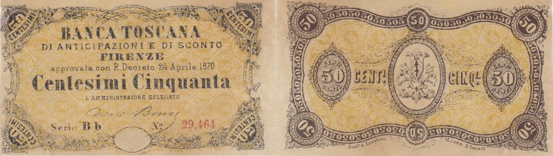 Italy 50 centesimi 1870 Toscana
XF