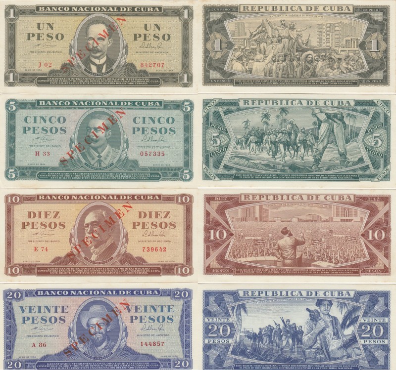 Cuba 1-20 peso 1964 - SPECIMENS
AU