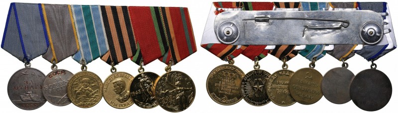 Russia - USSR orders and medals block
Medal For Courage; Medal For Battle Merit...