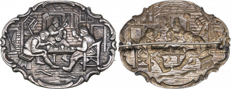 Latvia silver broch
11.11 g. 57x45 mm.