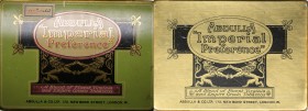 Great Britain Tobacco box
Abdulla "Imperial Preference". A Blend of Finest Virginia and Empire Grown Tobaccos. Abdulla & Co. LTD. New Bond Streeet, L...