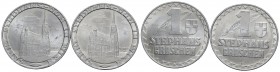 AUSTRIA - Seconda Repubblica (1945) - Gettone - 1950 - Stephans Groschen Ø: 27 mm. - (AL g. 2,5) Stemma di Vienna Lotto di due esemplari - FDC