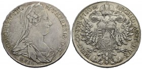 AUSTRIA - Maria Teresa d'Austria (1740-1780) - Tallero - 1780 - AG - BB-SPL