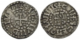 FRANCIA - MAINE - Herbert I, le Eveille-Chien (1015-1035) - Denaro - (MI g. 1,27) Boudeau 170 - BB+