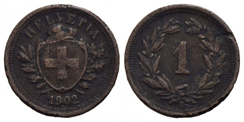 SVIZZERA - Confederazione - Rappen - 1902 B - BR R Kr. 3.2 - qBB