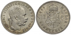 UNGHERIA - Francesco Giuseppe (1848-1916) - Fiorino - 1883 - AG Kr. 469 - FDC