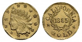 U.S.A. - 1865 - California - (AU g. 0,19) R Ottagonale - FDC