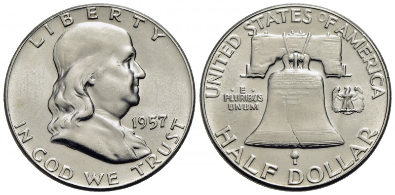 U.S.A. - Mezzo dollaro - 1957 - Franklin - AG Kr. 199 - FDC