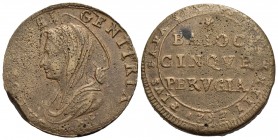 PERUGIA - Madonnina - 1797 A. XXIII - (CU g. 13,02) RR Munt. 388 var. I Sigle AC - BB-SPL