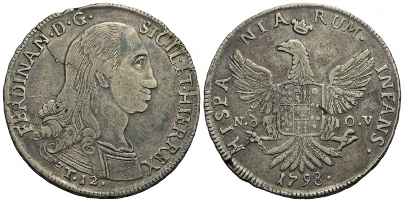 PALERMO - Ferdinando III di Borbone (1759-1816) - 12 Tarì - 1798 - AG Spahr 27/3...