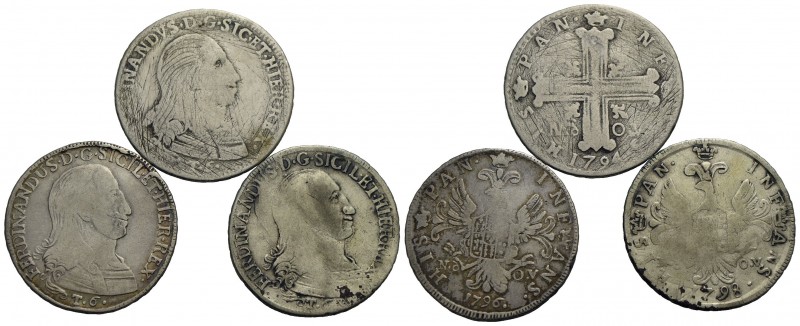 PALERMO - Ferdinando III di Borbone (1759-1816) - 6 Tarì - 1794-6-8 - AG Lotto d...