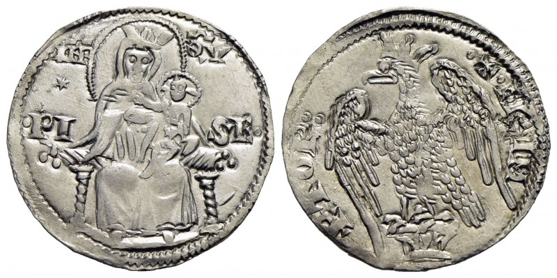 PISA - Repubblica (a nome di Federico I, 1150-1312) - Grosso da 2 soldi - (1269-...