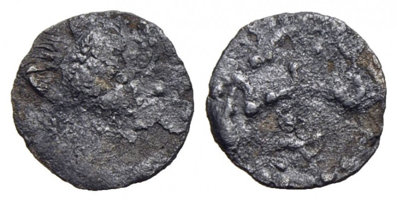 ROMA - Gregorio III con Leo III (731-741) - Frazione di siliqua - Busto coronato...