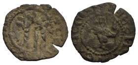 SASSARI - Guglielmo III di Narbona (1407-1420) - Minuto - Albero /R Croce intersecante CNI 4; MIR 105 RRR (MI g. 0,54)Questi esemplari furono controma...