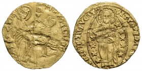 VENEZIA - Michele Steno (1400-1413) - Ducato - (AU g. 3,38) Pao. 1 Ribattuta - BB
