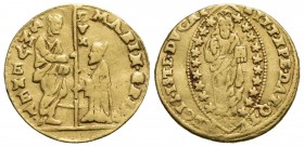 VENEZIA - Marino Grimani (1595-1605) - Zecchino - (AU g. 3,43) NC Pao. 1 - qBB
