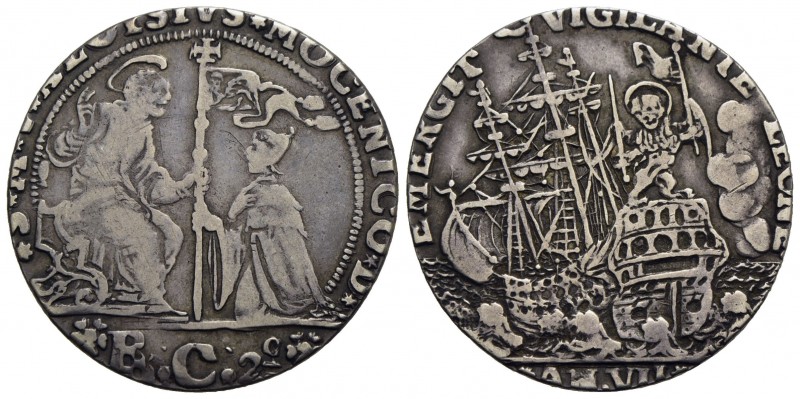 VENEZIA - Alvise II Mocenigo (1700-1709) - Osella - 1706 A. VII - San Marco in t...