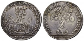 VENEZIA - Francesco Loredan (1752-1762) - Osella - 1759 A. VIII - La Religione con in mano un calice - R/ Ramo di rose - AG R CNI 111; M.Ve. 1624 - BB