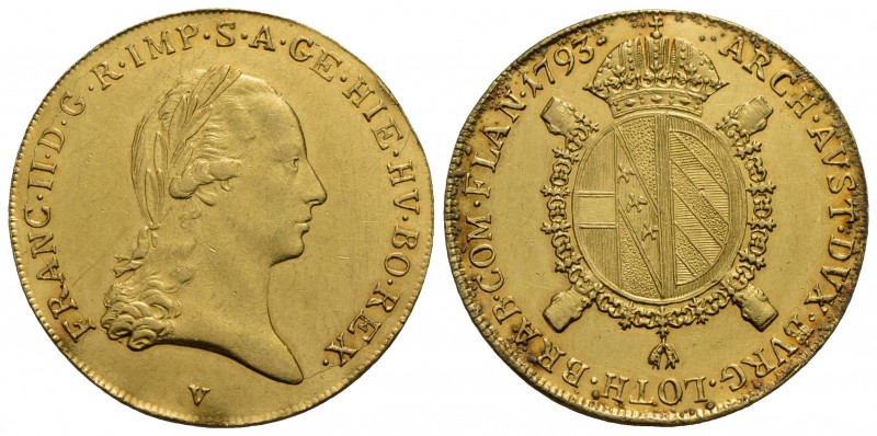 VENEZIA - Francesco I d'Asburgo-Lorena (1815-1835) - Sovrana - 1793 (1823) - AU ...