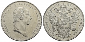 VENEZIA - Francesco I d'Asburgo-Lorena (1815-1835) - Scudo da 6 Lire - 1825 - AG NC Pag. 55; Mont. 108 Segnetti al D/ - Fondi lucenti - SPL/FDC