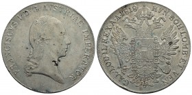 VENEZIA - Francesco I d'Asburgo-Lorena (1815-1835) - Tallero di convenzione - 1818 - AG Pag. 49; Mont. 102 - BB-SPL
