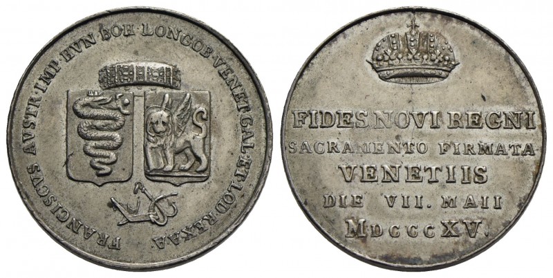 VENEZIA - Francesco I d'Asburgo-Lorena (1815-1835) - Medaglia - 1815 - AG R - SP...