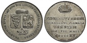 VENEZIA - Francesco I d'Asburgo-Lorena (1815-1835) - Medaglia - 1815 - AG R - SPL-FDC