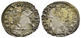 VENEZIA - Monetazione anonima - Gazzetta da 2 soldi legge 12 settembre 1365  - Leone a s. - R/ La Giustizia seduta di fronte tra due leoni - (MI g. 0,...