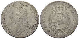 Carlo Emanuele III (1730-1773) - Quarto di scudo - 1771 - AG R Mont. 207 - BB+