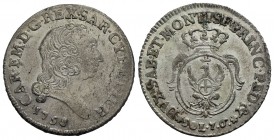 Carlo Emanuele III (1730-1773) - 7,6 soldi - 1758 - MI NC Mont. 216 - SPL
