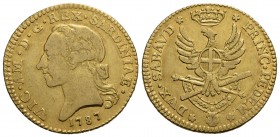 Vittorio Amedeo III (1773-1796) - Doppia - 1787 - AU R Mont. 295 - qBB/BB