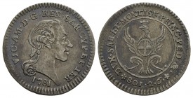 Vittorio Amedeo III (1773-1796) - 2,6 Soldi - 1781 - MI Mont. 393 - qSPL