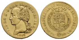 Vittorio Emanuele I (1802-1821) - 20 Lire - 1818 - AU R Pag. 6; Mont. 19 - qBB