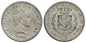 Carlo Felice (1821-1831) - 2 Lire - 1826 G - AG R Pag. 85; Mont. 78 - qSPL/SPL