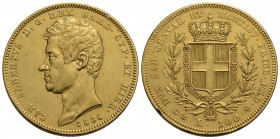 Carlo Alberto (1831-1849) - 100 Lire - 1836 G - AU Pag. 142; Mont. 10 - BB-SPL