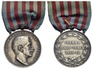 SAVOIA - Vittorio Emanuele III (1900-1943) - Medaglia - 1911-1912 - Guerra italo turca - Testa a d. - R/ Scritta entro corona Opus: Giorgi Ø: 32 mm. -...