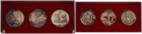 PAPALI - Giovanni XXIII (1958-1963) - Medaglia - AG R Insieme di tre medaglie - FDC