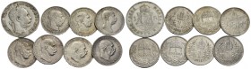 Estere - AUSTRIA/UNGHERIA - Lotto di 8 monete in Ag. - qSPL÷SPL+