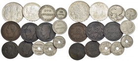 Estere - GRECIA - Lotto di 13 monete di cui 2 in Ag. e 11 fine '800 primi '900 - Varie
