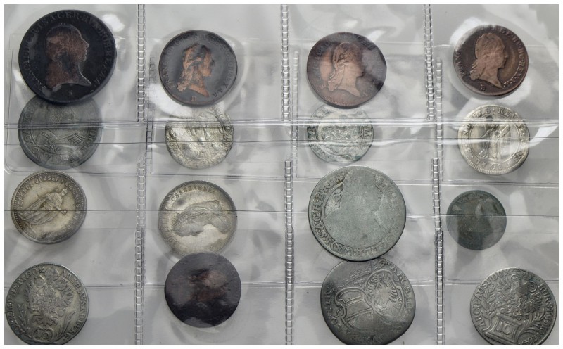 Estere - Lotto di circa 120 monete Austria, Ungheria e Germania 1600-1800 di cui...