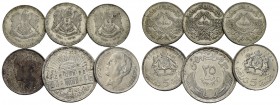 Estere - SIRIA (3), Marocco (2) e Egitto - Lotto di 6 monete - BB+÷qFDC