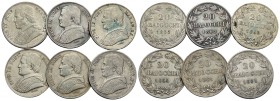 Zecche Italiane - Lotto di 6 monete - med. BB