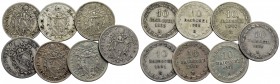 Zecche Italiane - Lotto di 7 monete - med. BB