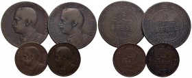 Savoia - Somalia - Lotto di 4 monete - MB÷BB
