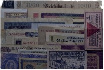 Cartamoneta-Estera - Lotto di 30 banconote - - med. BB