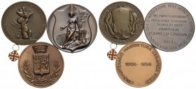 Medaglie - Lotto di 4 medaglie in scatola - FDC