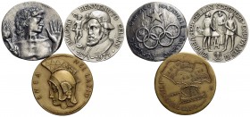 Medaglie - Lotto di tre medaglie (Ag g. 114) - Varie